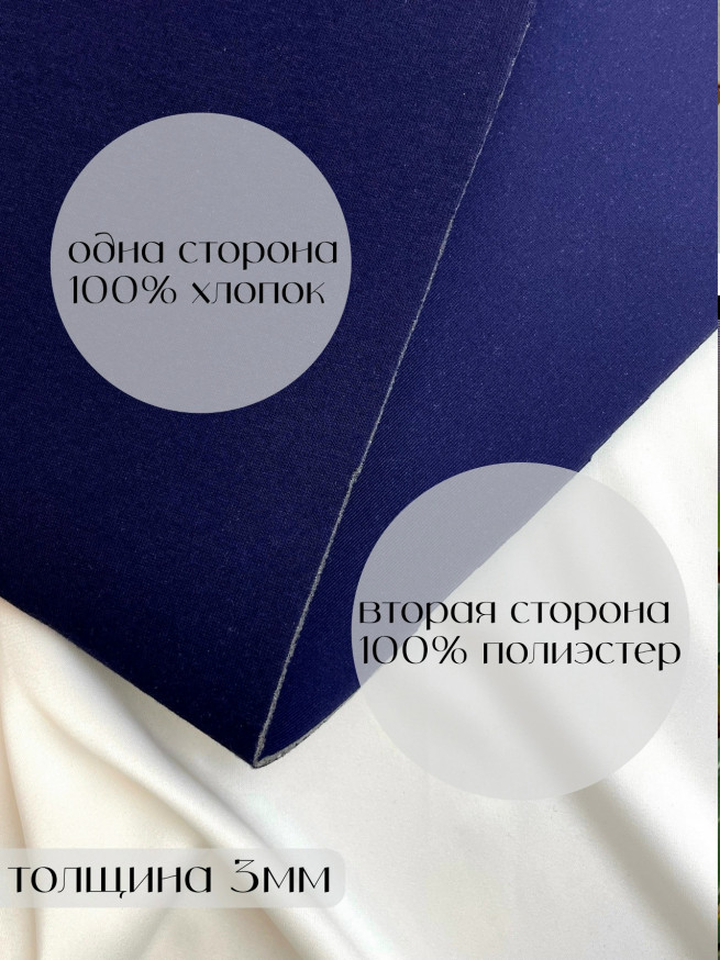 Бельевой поролон 30см*50см, темно-синий(29).